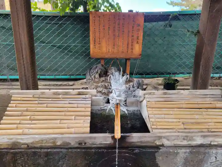 諏訪神社の手水舎