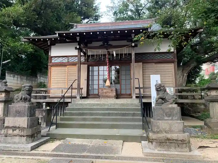 上田端八幡神社の本殿・本堂