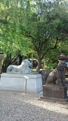 三囲神社の狛犬