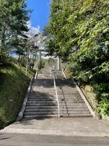 宇部護国神社の鳥居