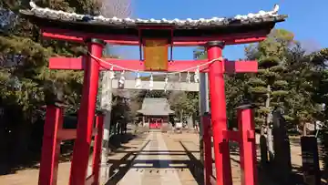 深作氷川神社の鳥居