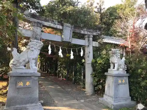 浮島神社の鳥居