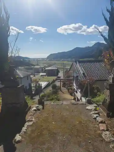 三騎神社の景色