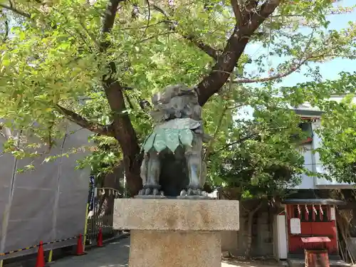 阿倍王子神社の狛犬