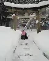 成島八幡神社の鳥居
