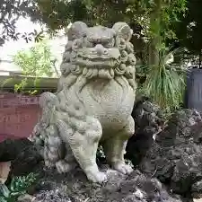 柏諏訪神社の狛犬