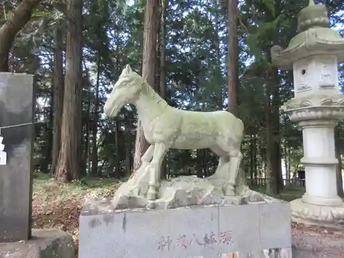 冨士御室浅間神社の狛犬