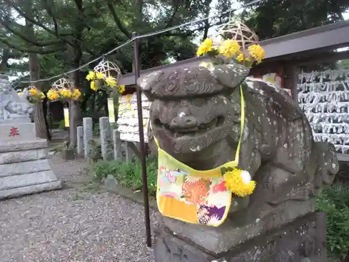 菊田神社の狛犬