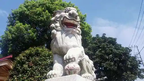 南永井八幡神社の狛犬