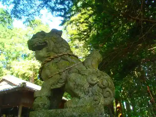 舟森山武並神社の狛犬