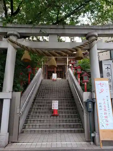十番稲荷神社の鳥居