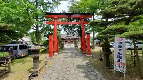 新発田諏訪神社の鳥居