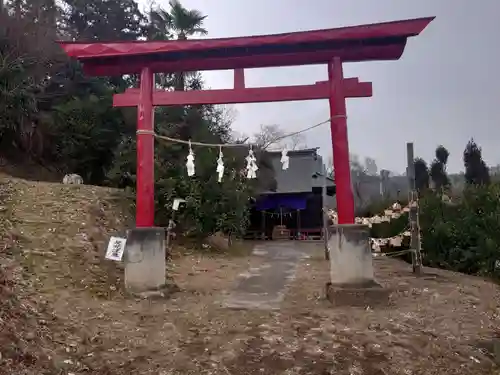 白山神社の鳥居