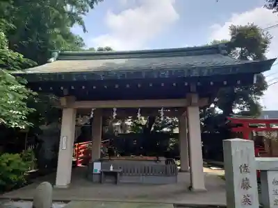 葛西神社の手水舎