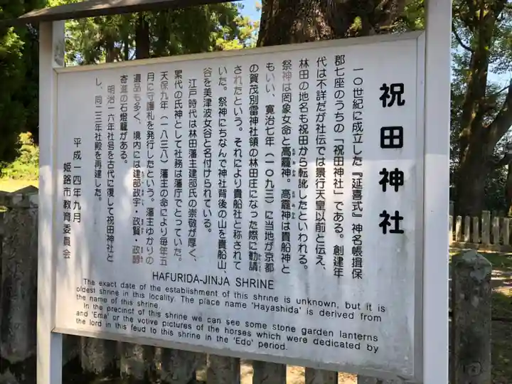 祝田神社の歴史