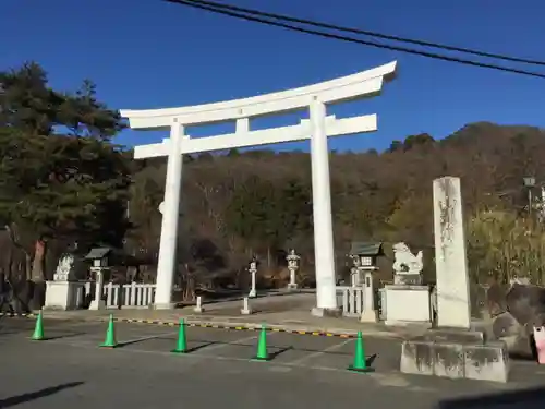 山梨縣護國神社の鳥居