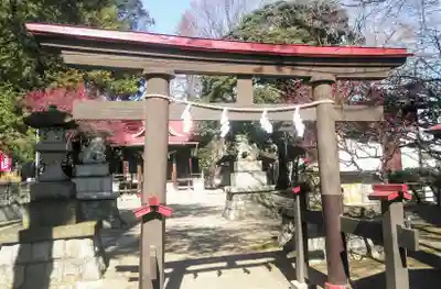 松が丘北野神社の鳥居