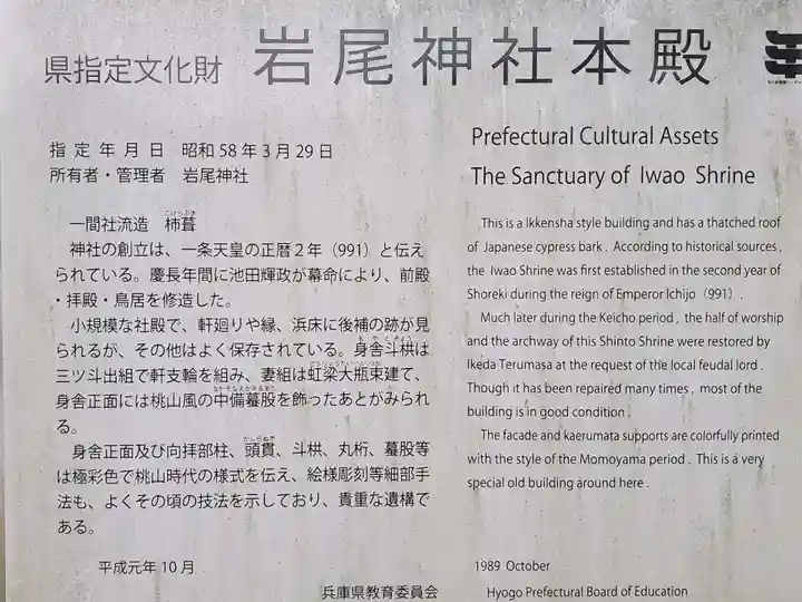 岩尾神社の歴史