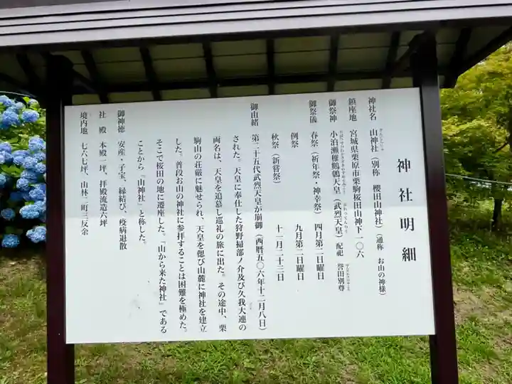 櫻田山神社(宮城県)