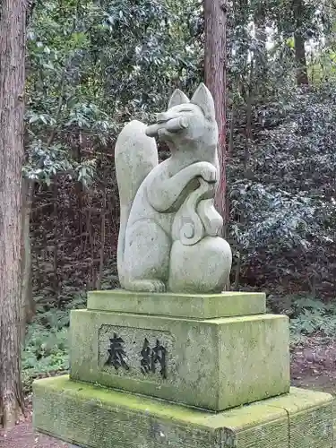 玉藻稲荷神社の狛犬