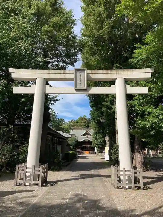 阿豆佐味天神社 立川水天宮の鳥居