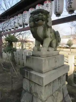 首途八幡宮の狛犬