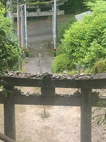 佐谷神社の鳥居