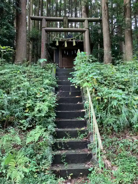 乙連沢熊野神社の鳥居