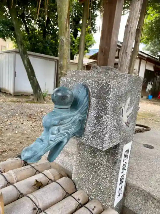 朝日神社の手水舎