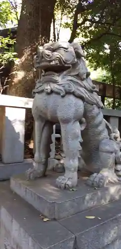 渋谷氷川神社の狛犬