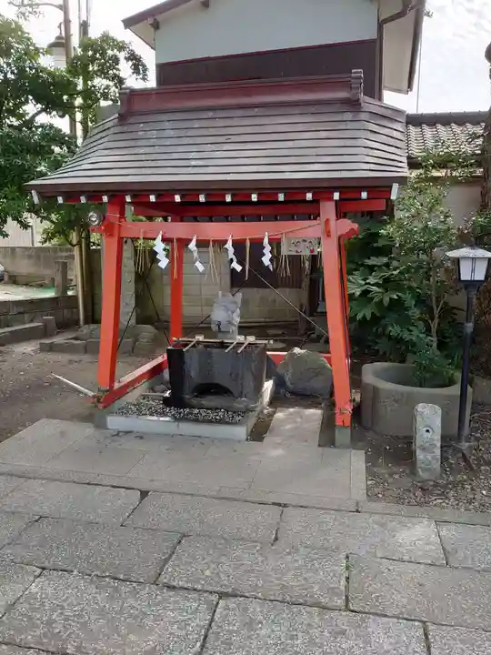 龍ケ崎八坂神社の手水舎