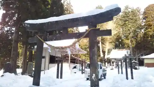 岩手山神社の鳥居