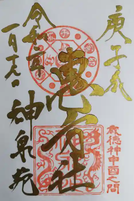 神泉苑の御朱印