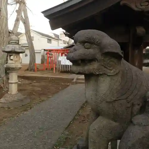 打越天神北野神社の狛犬