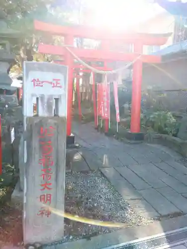 於菊稲荷神社の自然