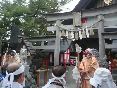 冨士山小御嶽神社のお祭り