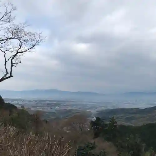 善峯寺の景色