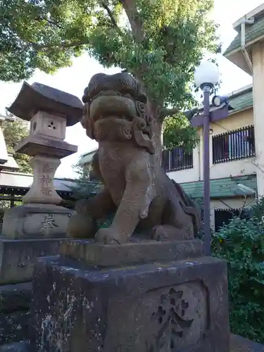 寒川神社の狛犬