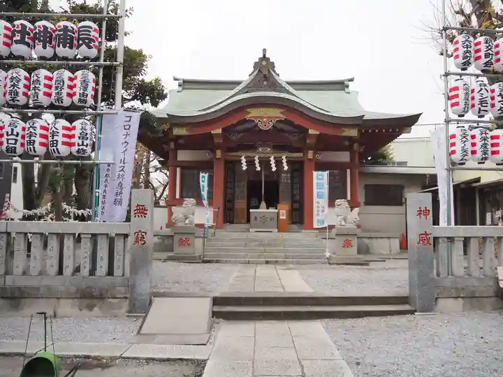 長浦神社の本殿・本堂
