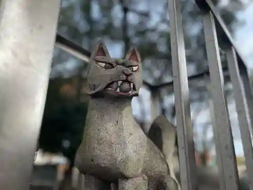 村富神社の狛犬