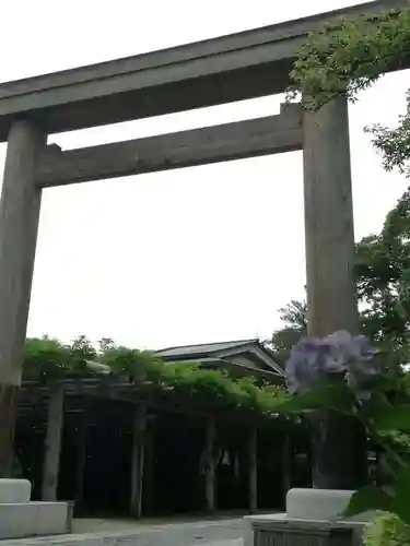 越ヶ谷久伊豆神社の鳥居