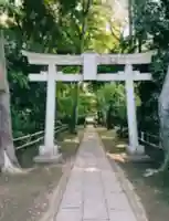 喜多見氷川神社の鳥居