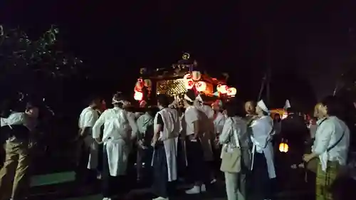 山中諏訪神社のお祭り