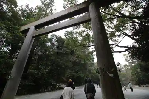 伊勢神宮内宮（皇大神宮）の鳥居