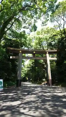 明治神宮の鳥居