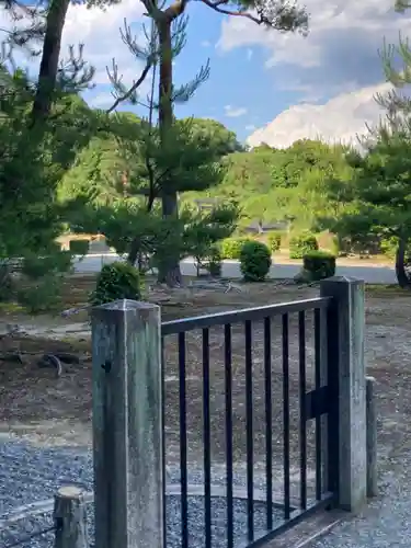 明治天皇伏見桃山陵の庭園