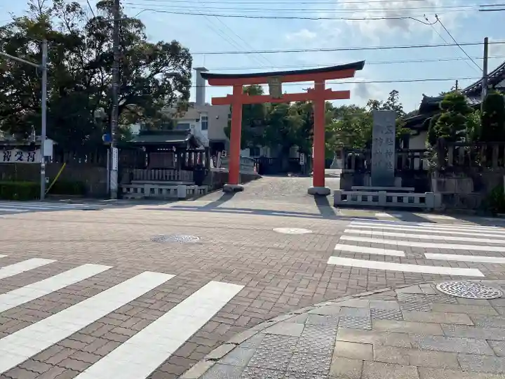 五社神社 諏訪神社の鳥居