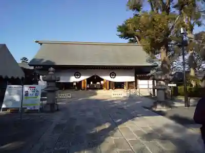 松陰神社の本殿・本堂