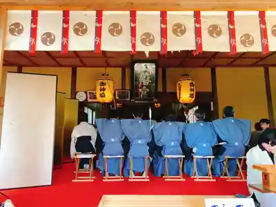 川田八幡神社のお祭り