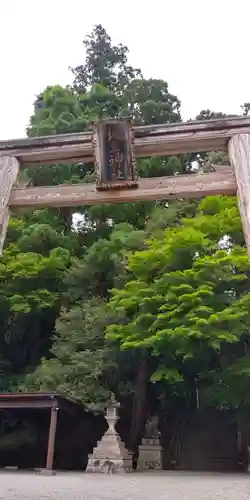 地主神社の鳥居